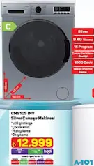 SEG CM910S INV SİLVER ÇAMAŞIR MAKİNESİ SEG CM910S INV SİLVER ÇAMAŞIR MAKİNESİ